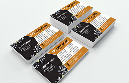 Sai Interiors Business Card